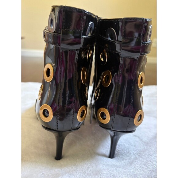 Kurt Geiger London Kensington Flexi Eyelet Ankle Boots Sz W 38 Edgy Witchy Goth - Picture 4 of 8